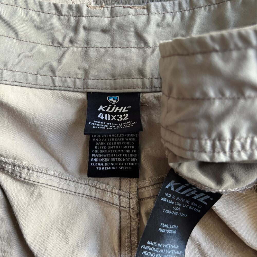 Kuhl Revolvr Men's Khaki Pants 40x32 - Picture 5 of 11